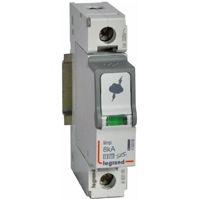 Legrand Überspannungsschutz T1+T2 1P 8/50kA Legrand Überspannungsschutz T1+T2 1P 8/50kA