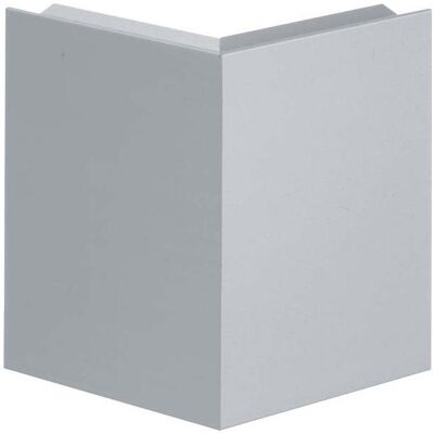 Hager, Leitungsführung, TEH BRA0802AELN AuÃeneckabdeckung, 80mm,Alu,naturelox Hager, Leitungsführung, TEH BRA0802AELN AuÃeneckabdeckung, 80mm,Alu,naturelox