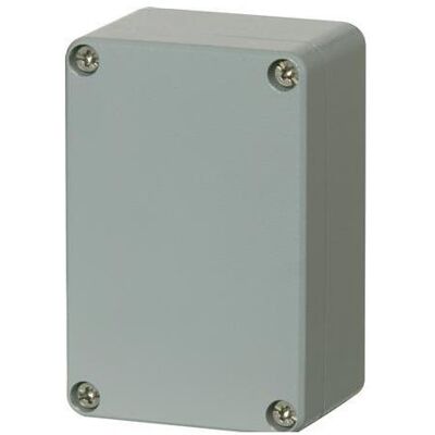 Fibox Universalgehäuse silbergrau (RAL 7001) 100 x 60 x 46 mm Aluminium (Gehäuse), Elektronikzubehör + Gehäuse, Silber Fibox Universalgehäuse silbergrau (RAL 7001) 100 x 60 x 46 mm Aluminium (Gehäuse), Elektronikzubehör + Gehäuse, Silber