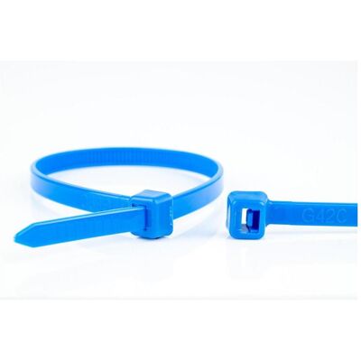 WKK, Kabelbinder, Kabelbinder blau, 100x2,5mm, 100 Stück, 10025 blau c (Kunststoffkabelbinder, 100 mm, 100 Stk.) WKK, Kabelbinder, Kabelbinder blau, 100x2,5mm, 100 Stück, 10025 blau c (Kunststoffkabelbinder, 100 mm, 100 Stk.)