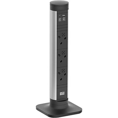 Bachmann - CYCLE Pole S - 3x UK - USB-A - Power strip Bachmann - CYCLE Pole S - 3x UK - USB-A - Power strip