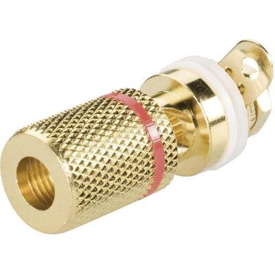 BKL Electronic Laborbuchse Buchse, Einbau ver, Elektronikkabel + Stecker, Rot BKL Electronic Laborbuchse Buchse, Einbau ver, Elektronikkabel + Stecker, Rot