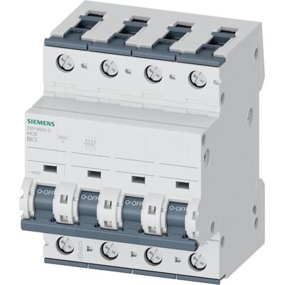 Siemens 5SY4663-6 - Leitungsschutzschalter 63A 400V 10kA Siemens 5SY4663-6 - Leitungsschutzschalter 63A 400V 10kA