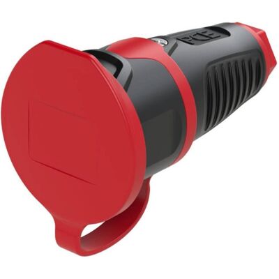 PCE 2411-sr Weibliche Steckdose mit Erdung - IP54 PCE 2411-sr Weibliche Steckdose mit Erdung - IP54