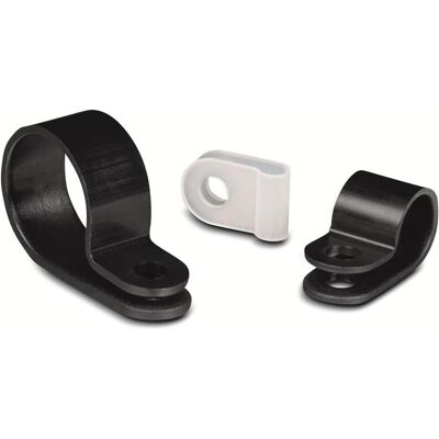 HellermannTyton, Kabelhalter, Schwarz Nylon 6.6 P Clip 16mm HellermannTyton, Kabelhalter, Schwarz Nylon 6.6 P Clip 16mm