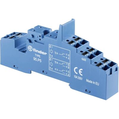 Finder Relais-Sockel 95 - Mehrserien DIN-Montage - 10A 250V Finder Relais-Sockel 95 - Mehrserien DIN-Montage - 10A 250V
