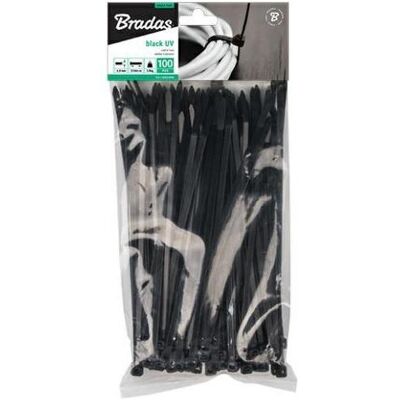 Bradas, Kabelbinder, OPASKA PLASTIK CZARNA 8,8x550/100szt... (Kunststoffkabelbinder, 550 mm, 100 Stk.) Bradas, Kabelbinder, OPASKA PLASTIK CZARNA 8,8x550/100szt... (Kunststoffkabelbinder, 550 mm, 100 Stk.)