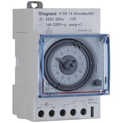 Legrand, Zeitschaltuhr, MicroRex W31 230V 50Hz 412814 Wochenschaltuhr,syn. Legrand, Zeitschaltuhr, MicroRex W31 230V 50Hz 412814 Wochenschaltuhr,syn.