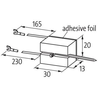 Murr Elektronik Murrelektronik 20004 Schaltgerätentstörmodul (L x B x H) 13 x 20 x 30 mm 1, Induktor Murr Elektronik Murrelektronik 20004 Schaltgerätentstörmodul (L x B x H) 13 x 20 x 30 mm 1, Induktor