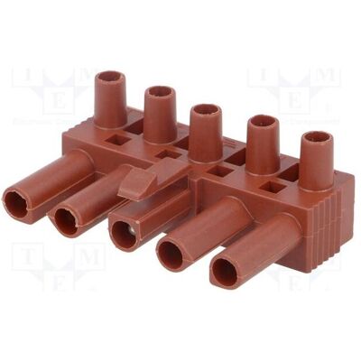 BM Group Steckverbinder: Klemmleiste abschaltbar Schraubklemme 16A, Elektronikkabel + Stecker, Braun BM Group Steckverbinder: Klemmleiste abschaltbar Schraubklemme 16A, Elektronikkabel + Stecker, Braun