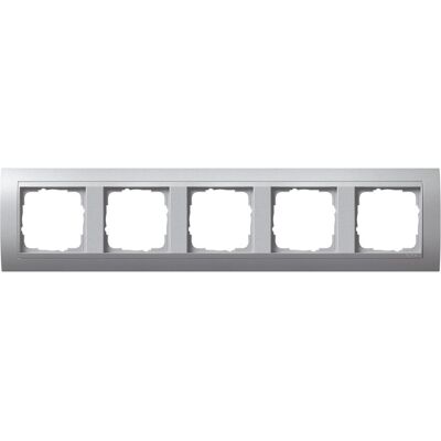Gira, Zubehör Schalterprogramm, Abdeckrahmen 5f Zwischenr. F Alu 021536 Gira, Zubehör Schalterprogramm, Abdeckrahmen 5f Zwischenr. F Alu 021536