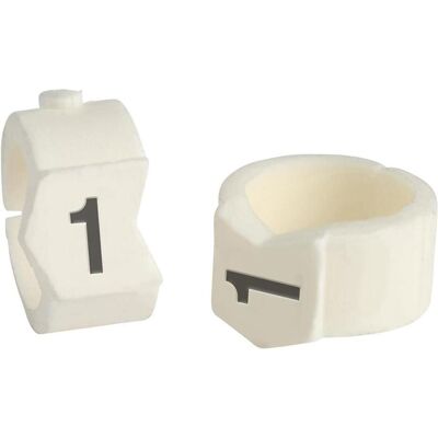 Brady, Kabelverbindung Zubehör, SCN-36-1, Clipsleeve, Weiss, Drahtmarkierer, Beschriftung " 1 ", für Kabeldurchmesser von 8,6 Brady, Kabelverbindung Zubehör, SCN-36-1, Clipsleeve, Weiss, Drahtmarkierer, Beschriftung " 1 ", für Kabeldurchmesser von 8,6