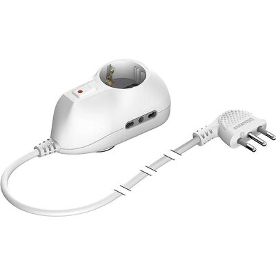 Bticino, Verlängerungskabel, 3632DB Indoor 2 Steckdose(n) AC 3m Weisse Verlängerungen und Verlängerungsschnüre (3 m, CEE 7/4) Bticino, Verlängerungskabel, 3632DB Indoor 2 Steckdose(n) AC 3m Weisse Verlängerungen und Verlängerungsschnüre (3 m, CEE 7/4)