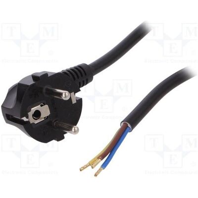 Plastrol Kabel H03VV-F,OMY 3x1,5mm2 PVC 1,5m schwarz 16A 250V (1.50 m), Stromkabel, Schwarz Plastrol Kabel H03VV-F,OMY 3x1,5mm2 PVC 1,5m schwarz 16A 250V (1.50 m), Stromkabel, Schwarz
