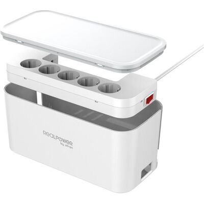 RealPower, Steckdosenleiste, PowerBox 522 (9x, USB-A, USB-C, 1.50 m) RealPower, Steckdosenleiste, PowerBox 522 (9x, USB-A, USB-C, 1.50 m)