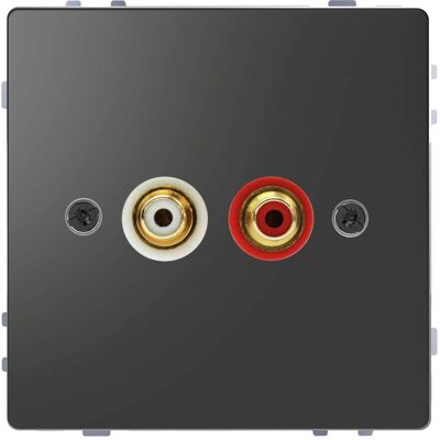 Merten MEG4350-6034 Steckdose anth für Audio Anschluss - Steckdose Merten MEG4350-6034 Steckdose anth für Audio Anschluss - Steckdose