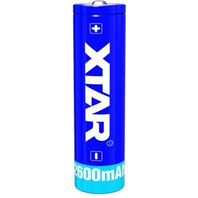 Xtar 18650 Akku mit PCB (1 Stk., 18650, 2600 mAh), Batterien + Akkus Xtar 18650 Akku mit PCB (1 Stk., 18650, 2600 mAh), Batterien + Akkus