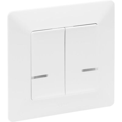 Legrand, Lichtschalter + Storenschalter, 752188 Legrand, Lichtschalter + Storenschalter, 752188