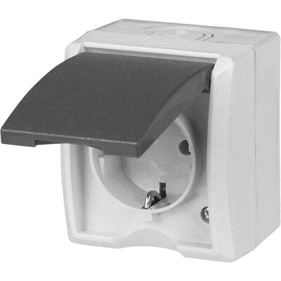 REV, Steckdose, AP-Steckdose AquaForm gr FR REV, Steckdose, AP-Steckdose AquaForm gr FR