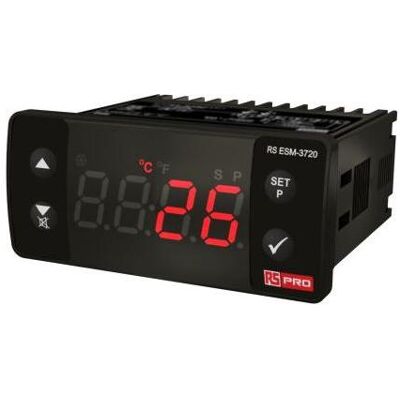 RS PRO PID Temperaturregler Tafelmontage, 1 x Relais Ausgang/ PT100 Eingang, 100 240 V, 77 x 35mm, Automatisierung RS PRO PID Temperaturregler Tafelmontage, 1 x Relais Ausgang/ PT100 Eingang, 100 240 V, 77 x 35mm, Automatisierung