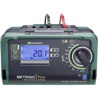 Gossen, Multimeter, Metrawatt METRISO TECH Isolati (CAT II 1000V, CAT III 600V, CAT IV 300V, Tisch-Multimeter) Gossen, Multimeter, Metrawatt METRISO TECH Isolati (CAT II 1000V, CAT III 600V, CAT IV 300V, Tisch-Multimeter)