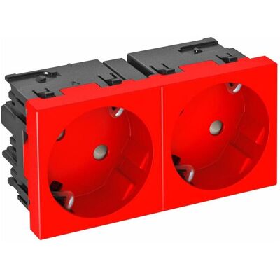 OBO Bettermann OBO STD-D3SC SRO2 Steckdose - 33° Winkel, Doppel Schutzkontakt OBO Bettermann OBO STD-D3SC SRO2 Steckdose - 33° Winkel, Doppel Schutzkontakt