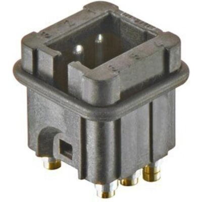Harting 09 70 006 2616 Stiftindsats Han Staf 6 Skruer 1 stk, Elektronikkabel + Stecker, Schwarz Harting 09 70 006 2616 Stiftindsats Han Staf 6 Skruer 1 stk, Elektronikkabel + Stecker, Schwarz