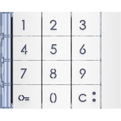 Bticino Frontblende Zehnertastatur Allwhite (Tastatur), Elektronikzubehör + Gehäuse, Weiss Bticino Frontblende Zehnertastatur Allwhite (Tastatur), Elektronikzubehör + Gehäuse, Weiss