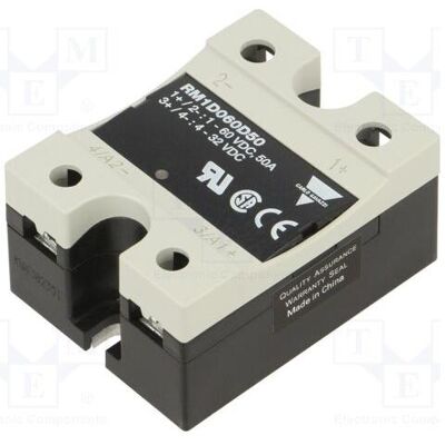 Carlo Gavazzi Relais: Halbleiter USteuer: 4÷32VDC 50A 1÷60VDC RM1D IP20, Relais Carlo Gavazzi Relais: Halbleiter USteuer: 4÷32VDC 50A 1÷60VDC RM1D IP20, Relais