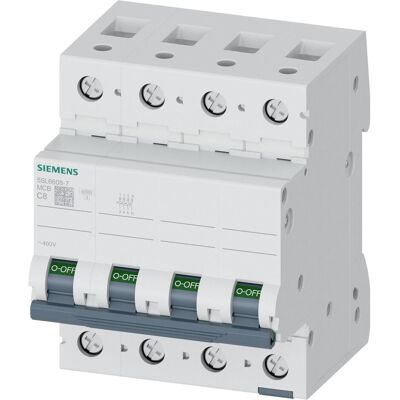 Siemens 5SL6608-7 Leitungsschutzschalter 400V 6kA - 3+N - 8A Siemens 5SL6608-7 Leitungsschutzschalter 400V 6kA - 3+N - 8A