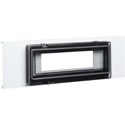 Hager, Leitungsführung Zubehör, TEH R94499010 Blende AEE 9-fach BRA/S 120 PVC reinweià Hager, Leitungsführung Zubehör, TEH R94499010 Blende AEE 9-fach BRA/S 120 PVC reinweiÃ