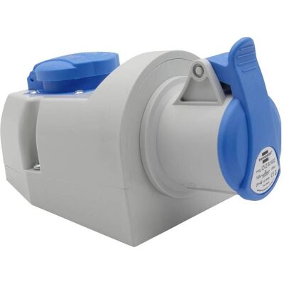 Brennenstuhl Steckdose, Kombi-Wandsteckdose mit CEE 230V/16A und Schutzkontakt Typ F IP44 Brennenstuhl Steckdose, Kombi-Wandsteckdose mit CEE 230V/16A und Schutzkontakt Typ F IP44