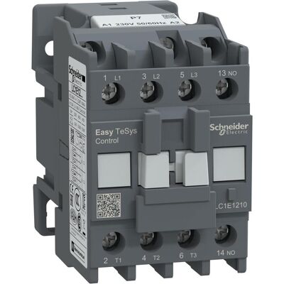 Schneider Easy TeSys Leistungsschütz 3P 12A 1NO 230V AC 50/60Hz LC1E1210P7, Relais Schneider Easy TeSys Leistungsschütz 3P 12A 1NO 230V AC 50/60Hz LC1E1210P7, Relais