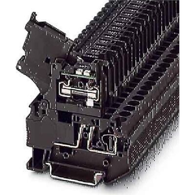 Phoenix Contact Sicherungsklemme ST 4-HESILED, Elektronikkabel + Stecker, Schwarz Phoenix Contact Sicherungsklemme ST 4-HESILED, Elektronikkabel + Stecker, Schwarz