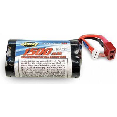 Carson 7,4V/1500mAh Akku Li-Ion T-Plug XS-Line (1500 mAh, 7.40 V) Carson 7,4V/1500mAh Akku Li-Ion T-Plug XS-Line (1500 mAh, 7.40 V)