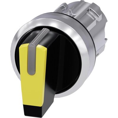 Siemens Knebelschalter 3stuf bel.b ge rechteck 3SU1052-2BL30-0AA0, Schalter + Taster, Gelb Siemens Knebelschalter 3stuf bel.b ge rechteck 3SU1052-2BL30-0AA0, Schalter + Taster, Gelb