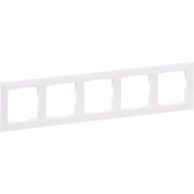 Legrand, Zubehör Schalterprogramm, 5g Plate White Legrand, Zubehör Schalterprogramm, 5g Plate White