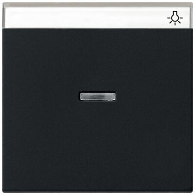 Gira Wippe Kontrollf. + BSF System 55 Schwarz 0670005, Schalter + Taster, Schwarz Gira Wippe Kontrollf. + BSF System 55 Schwarz 0670005, Schalter + Taster, Schwarz