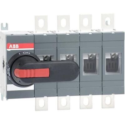 ABB OT315E04P Lasttrennschalter 4-polig 315A 1SCA022719R1730, Schalter + Taster, Schwarz ABB OT315E04P Lasttrennschalter 4-polig 315A 1SCA022719R1730, Schalter + Taster, Schwarz
