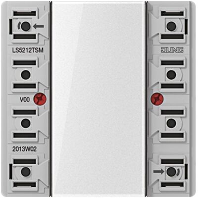 JUNG Tastsensor KNX LS UP perlmutt 1f 2pkt LS5212TSM, Schalter + Taster JUNG Tastsensor KNX LS UP perlmutt 1f 2pkt LS5212TSM, Schalter + Taster