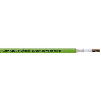 LAPP ÖLFLEX SERVO FD 798 CP - 8 x 0,25 mm² + 2 x 1 mm², Grün - Kabel für Servo und Encoder, 500 m LAPP ÖLFLEX SERVO FD 798 CP - 8 x 0,25 mm² + 2 x 1 mm², Grün - Kabel für Servo und Encoder, 500 m