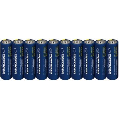 Esperanza Alkaline Batteries AA 10pcs. Foil Wrapped With Tag (10 Stk., AA), Batterien + Akkus Esperanza Alkaline Batteries AA 10pcs. Foil Wrapped With Tag (10 Stk., AA), Batterien + Akkus