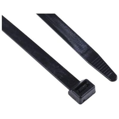 RS PRO, Kabelbinder, Cable Tie 380x12.7 Black flame retardant (Kunststoffkabelbinder, 380 mm, 50 Stk.) RS PRO, Kabelbinder, Cable Tie 380x12.7 Black flame retardant (Kunststoffkabelbinder, 380 mm, 50 Stk.)