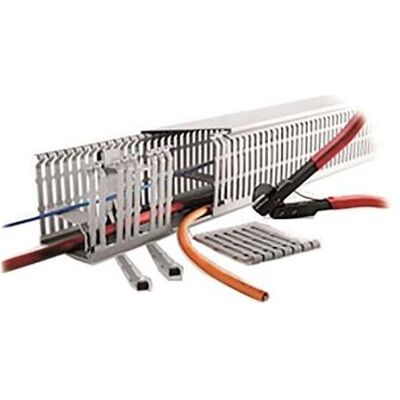 RS PRO, Leitungsführung, Grey Panel Trunking W25XH60 (200 cm) RS PRO, Leitungsführung, Grey Panel Trunking W25XH60 (200 cm)