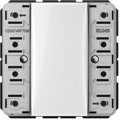 JUNG, Lichtschalter + Storenschalter, Wandsender-Eins KNX-Funk CD AP 4Kan CD5074RFTSM JUNG, Lichtschalter + Storenschalter, Wandsender-Eins KNX-Funk CD AP 4Kan CD5074RFTSM