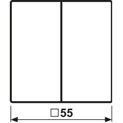 JUNG Wippe Serien Schalter A sw glz A1702BFSW, Schalter + Taster, Schwarz JUNG Wippe Serien Schalter A sw glz A1702BFSW, Schalter + Taster, Schwarz