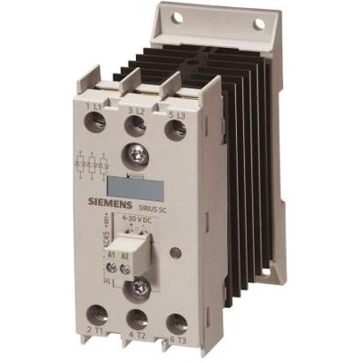 Siemens Halbleiterschütz 3-Phasen 40A - 600V - Montageschiene Siemens Halbleiterschütz 3-Phasen 40A - 600V - Montageschiene