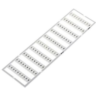 Wago Horizontal Marker Card Wmb 1-50 (Anschlussleiste), Elektronikzubehör + Gehäuse, Weiss Wago Horizontal Marker Card Wmb 1-50 (Anschlussleiste), Elektronikzubehör + Gehäuse, Weiss