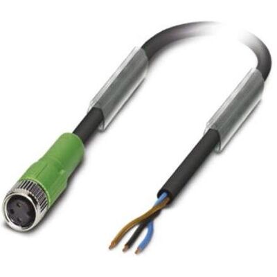 Phoenix Contact SAC-3P- 1 5-PUR/M 8FS, Elektronikkabel + Stecker, Grau Phoenix Contact SAC-3P- 1 5-PUR/M 8FS, Elektronikkabel + Stecker, Grau