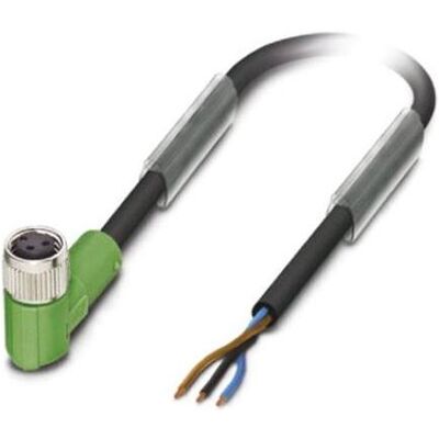 Phoenix Contact SENSOR/ACTUATOR CABLE, 3-POS., 3 M, Elektronikkabel + Stecker, Schwarz Phoenix Contact SENSOR/ACTUATOR CABLE, 3-POS., 3 M, Elektronikkabel + Stecker, Schwarz
